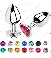 Anal Plug With A Crystal