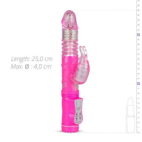 EasyToys Thrusting Rabbit Vibrator