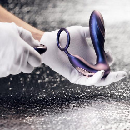 Hueman - Black Hole Anal Vibrator With Cockring