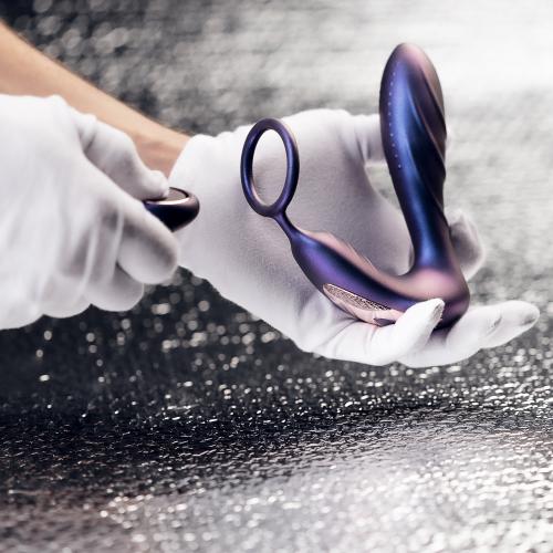 Hueman - Black Hole Anal Vibrator With Cockring