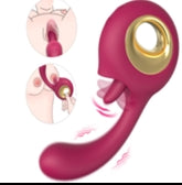 2-in-1 Tongue Licking And Vibration