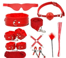 10-Pieces BDSM Set Red