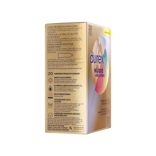 Durex Nude No Latex - 20 Pieces