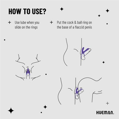 Hueman - Vibrating Cock Ring