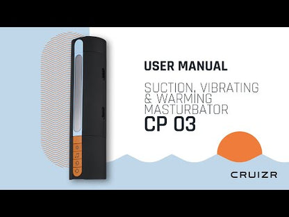 CRUIZR-CP03 Deluxe Vibrating And Sucking Automatic Masturbator With Adapter