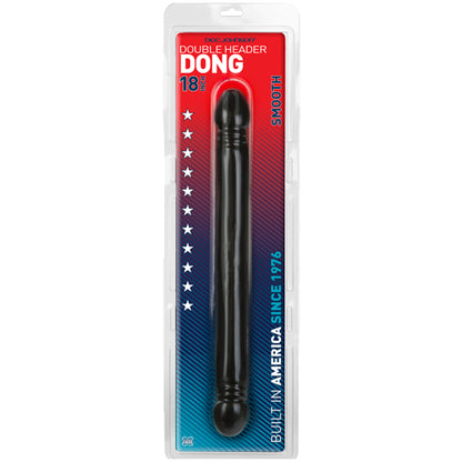 Zwarte dubbele dildo XL