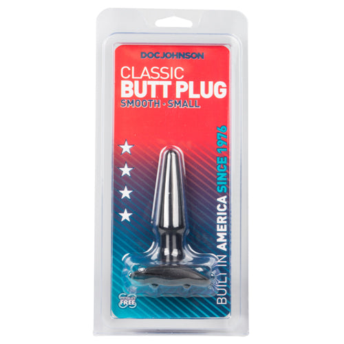 Classic Buttplug Smooth & Small - Zwart