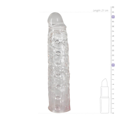 Verlengende Penis Sleeve - Transparant