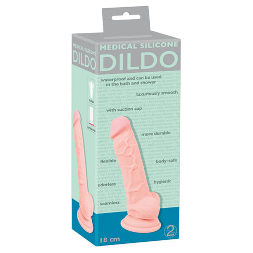 Realistische Dildo met Zuignap - 18 cm