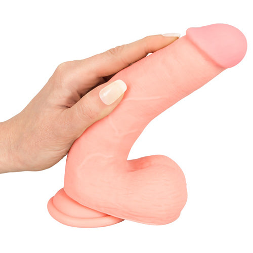 Realistische Dildo Met Bakzak- 20 cm