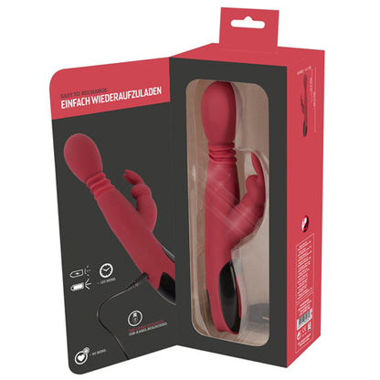 Stotende, Roterende & Verwarmende Rabbit Vibrator