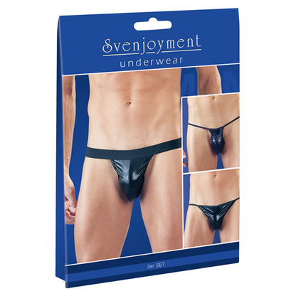 3-Delige Wetlook String Set