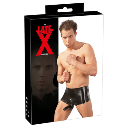 Latex Boxer Met Sleeve