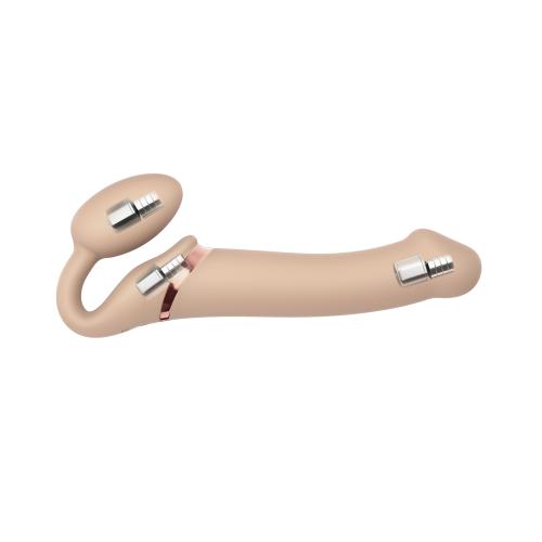 Strap On Me - Strapless Vibrerende Voorbind Dildo - Maat L