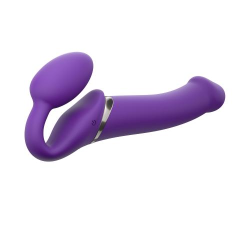 Strap On Me - Strapless Vibrerende Voorbind Dildo - Maat L