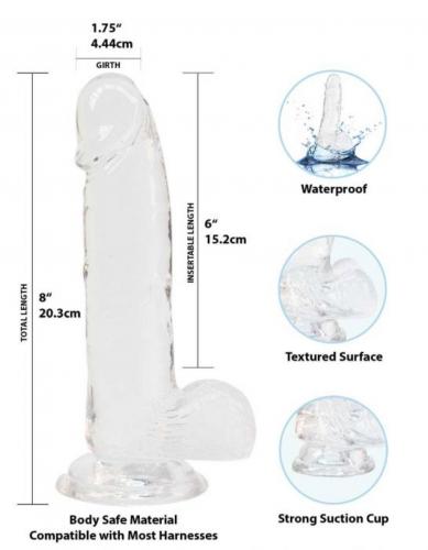 Crystal Addiction - Transparante Dildo