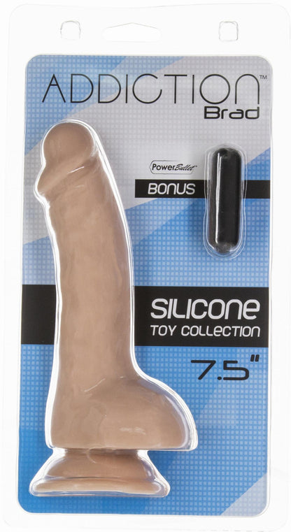 Addiction - Brad Realistische Dildo Met Zuignap - 19 cm