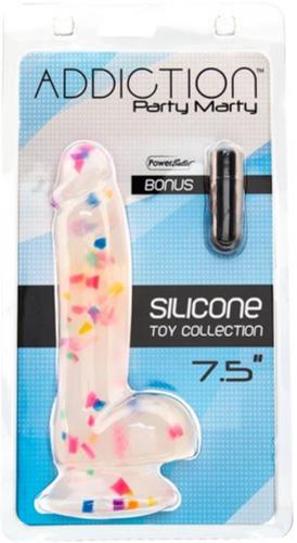 Addiction - Party Marty Confetti Dildo - 18 cm