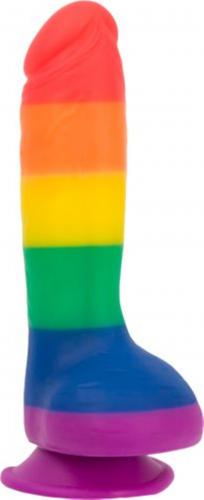 Addiction - Justin Rainbow Siliconen Dildo - 19 cm