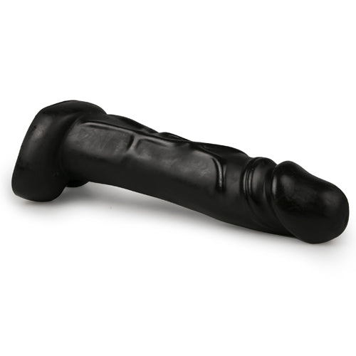 All Black Realistische Dildo - 22 cm