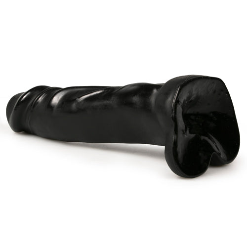 All Black Realistische Dildo - 22 cm