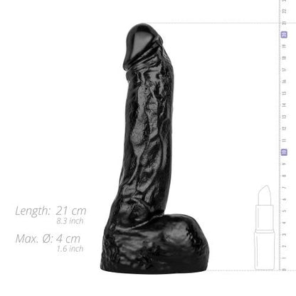 Realistische Dildo 22 cm - Zwart