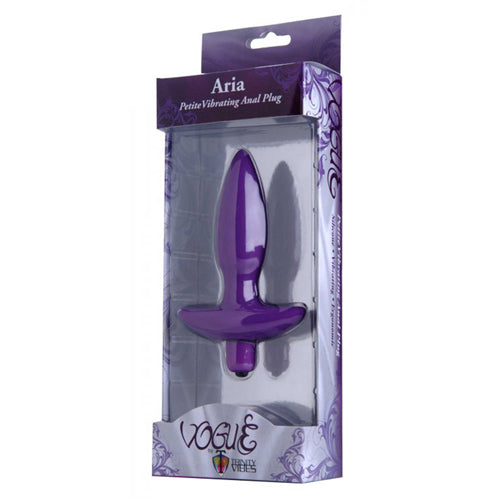 Aria Siliconen Vibrerende Buttplug - Small