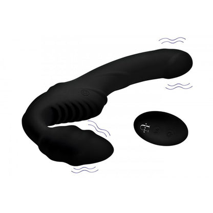 Pro Rider Strapless Strap-on Vibrator - Zwart