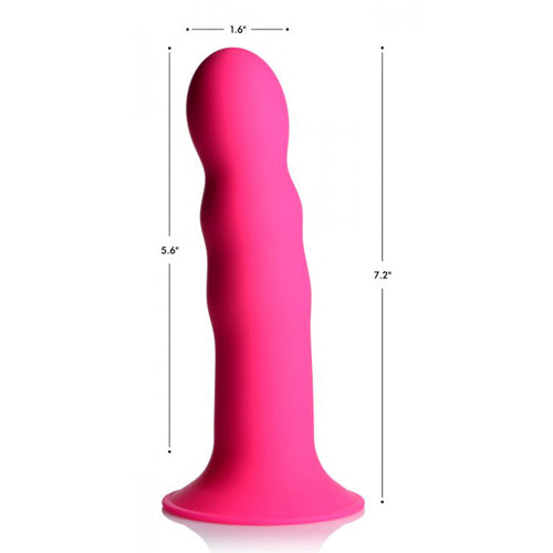 Squeeze-It Wavy Dildo