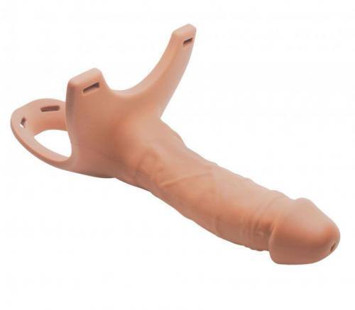 Holle Strap-On Siliconen Dildo Met Harnas