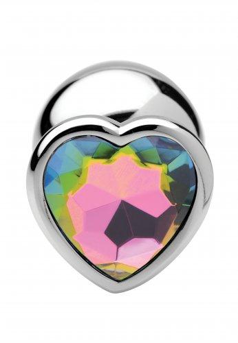 Rainbow Heart Buttplug