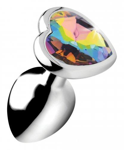 Rainbow Heart Buttplug