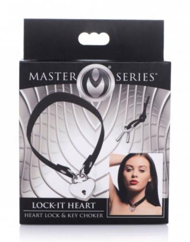 Lock-It Heart Choker Met Afsluitbaar Hartje