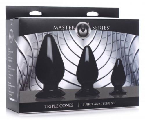 Triple Cones Anaalplug Set Van 3