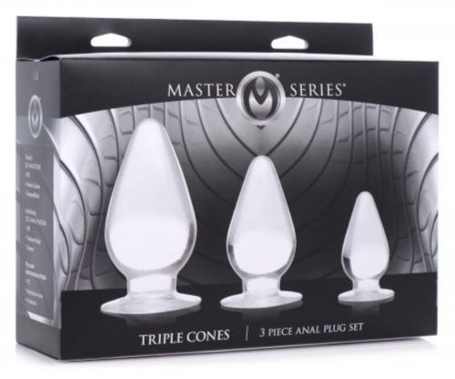 Triple Cones Anaalplug Set Van 3