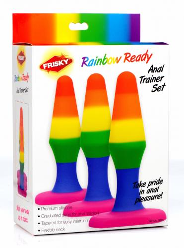 Rainbow - Siliconen 3-delige Anaal Plug Set