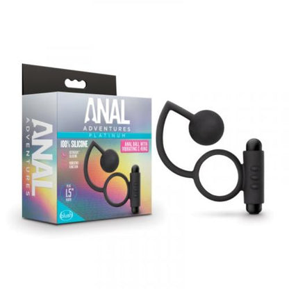 Anal Adventures - Platinum - Anaal Plug Met Vibrerende Cockring