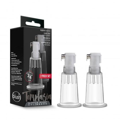 Temptasia - Set Tepel of Clitoris Zuigers - Binnendiameter 1.9 cm