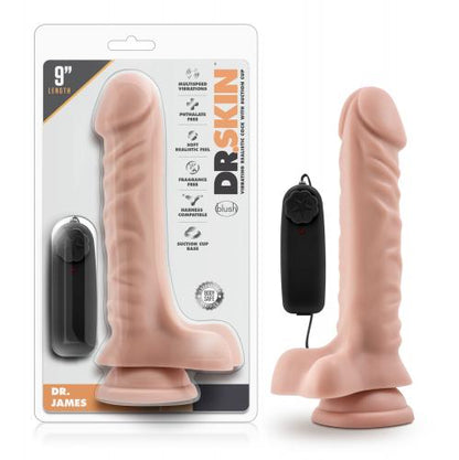 Dr. Skin - Dr. James Vibrator Met Zuignap 22 cm - Vanilla