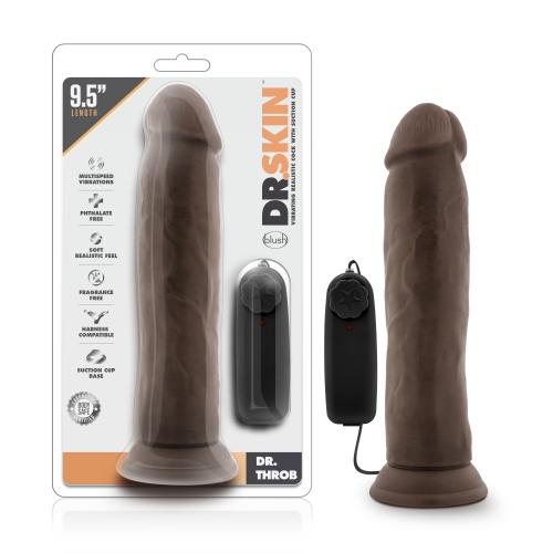 Dr. Skin - Dr. Throb Vibrator Met Zuignap 24 cm