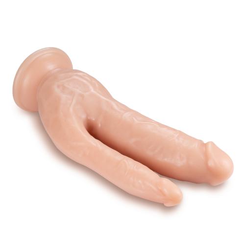 Dr. Skin - Dubbele Dildo 21 cm - Vanilla