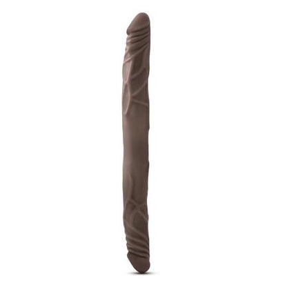 Dr. Skin - Realistische Dubbele Dildo 35 cm - Chocolate