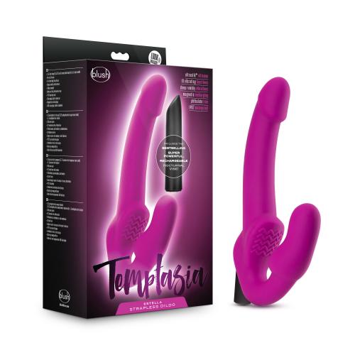 Temptasia - Estella Vibrerende Strapless Strap-on - Roze