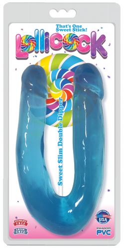 Lollicock - Sweet Slim Double Dipper Dildo - 33 cm