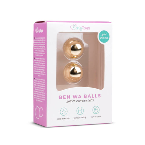 Easytoys Ben Wa Ballen - Goudkleurig