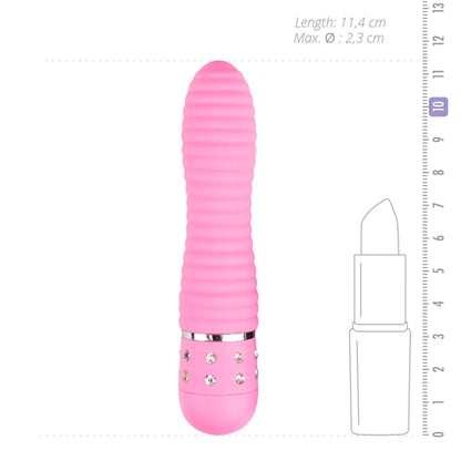 Mini Vibrator Geribbeld