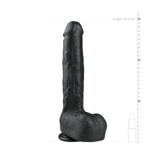 Realistische Dildo Met Balzak - 29,5 cm