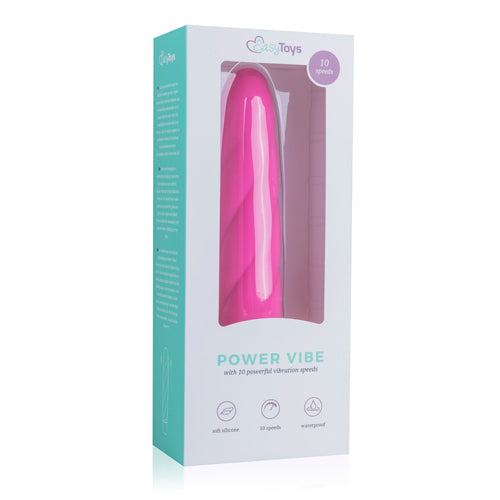 Zwarte siliconen vibrator