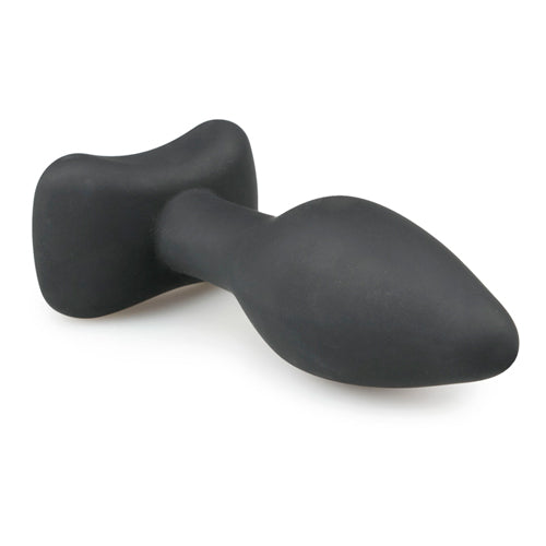 Kleine zwarte siliconen buttplug