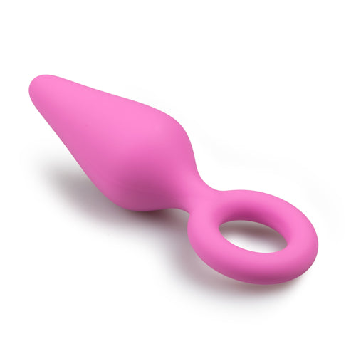 Roze Buttplug Met Trekring